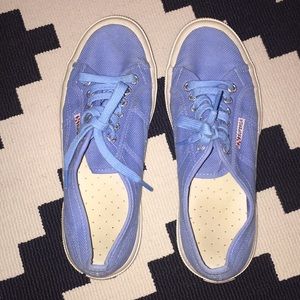 Blue superga sneakers